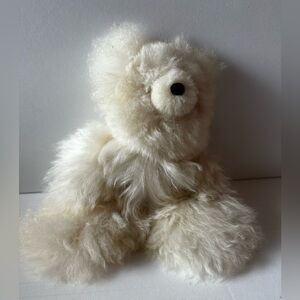Alpaca Teddy Bear ~9 Stuffed Animal Soft Fluffy